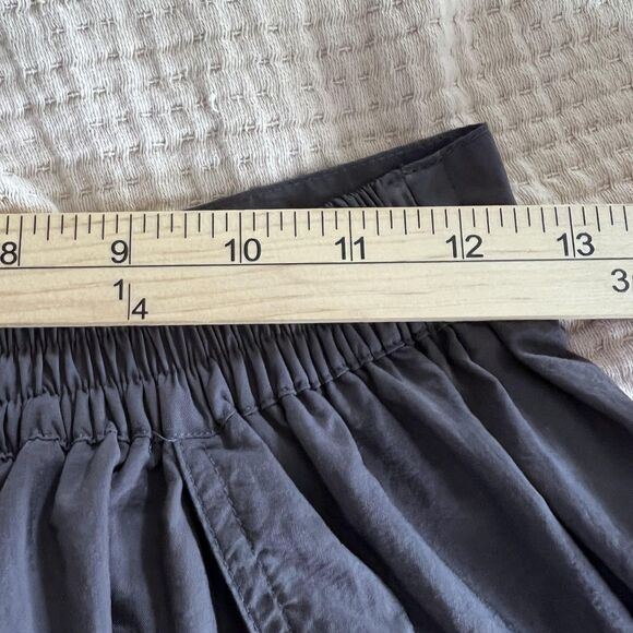 Hanna Skirt Womens 0 Gray Draped Maxi Balloon Pocket Cargo Elastic Waist Boho - Picture 8 of 11